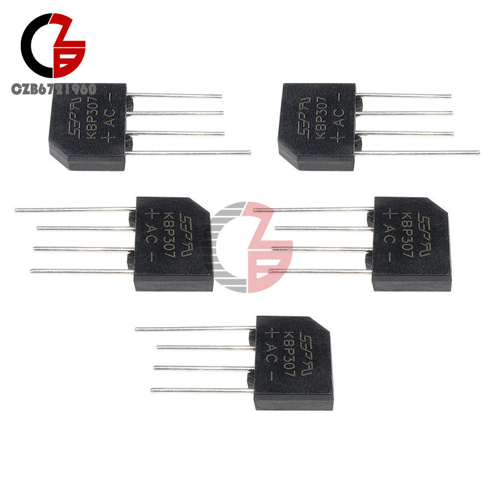 20PCS 3A/700V KBP307 Rectifier Flat bridge Bridge Rectifier