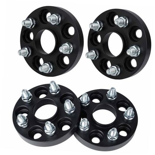 4PCs 20mm Wheel Adapters with Hub, 5x100mm for 1983-1991 Camry&1986-2005