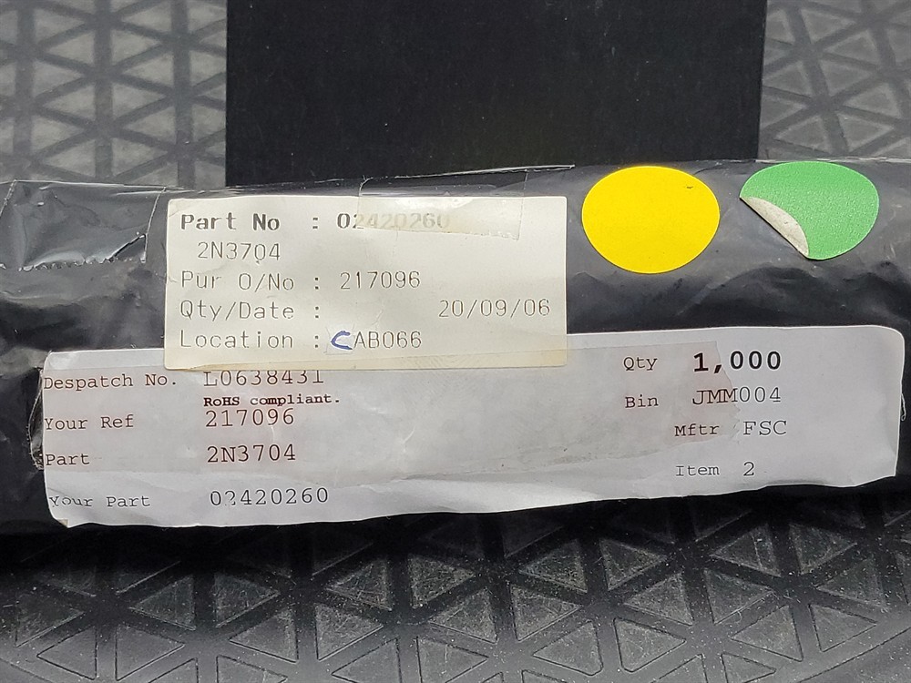 New (87pcs) 2N3704 FAIRCHILD IC Linear