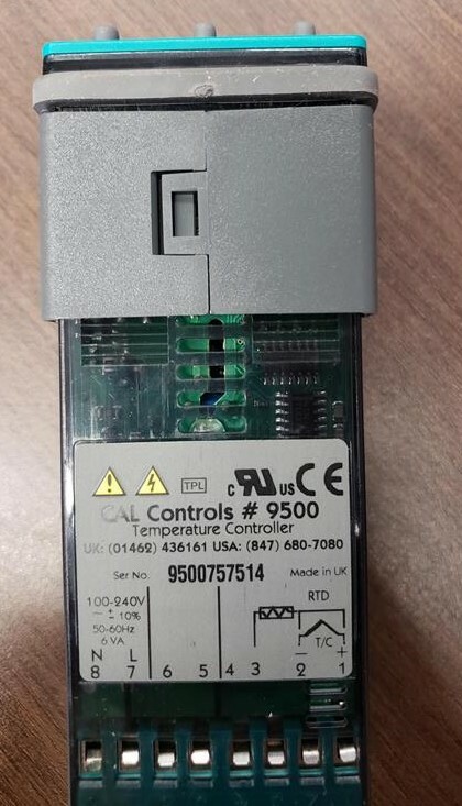 Cal Controls 9500 Temperature Controller Code 95D210A000