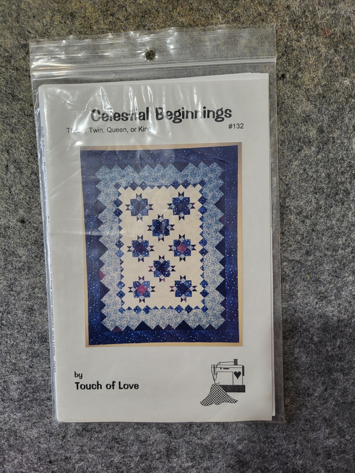 New Celestial Beginnings Quilt Pattern by Touch of Love #132