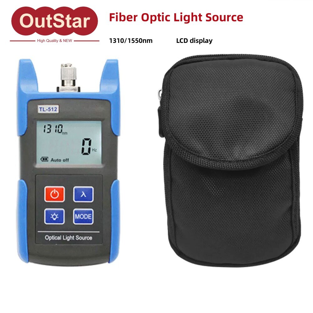 1310/1550nm SM Optical Light Source Fiber Optic Light Source LCD Display TL-512