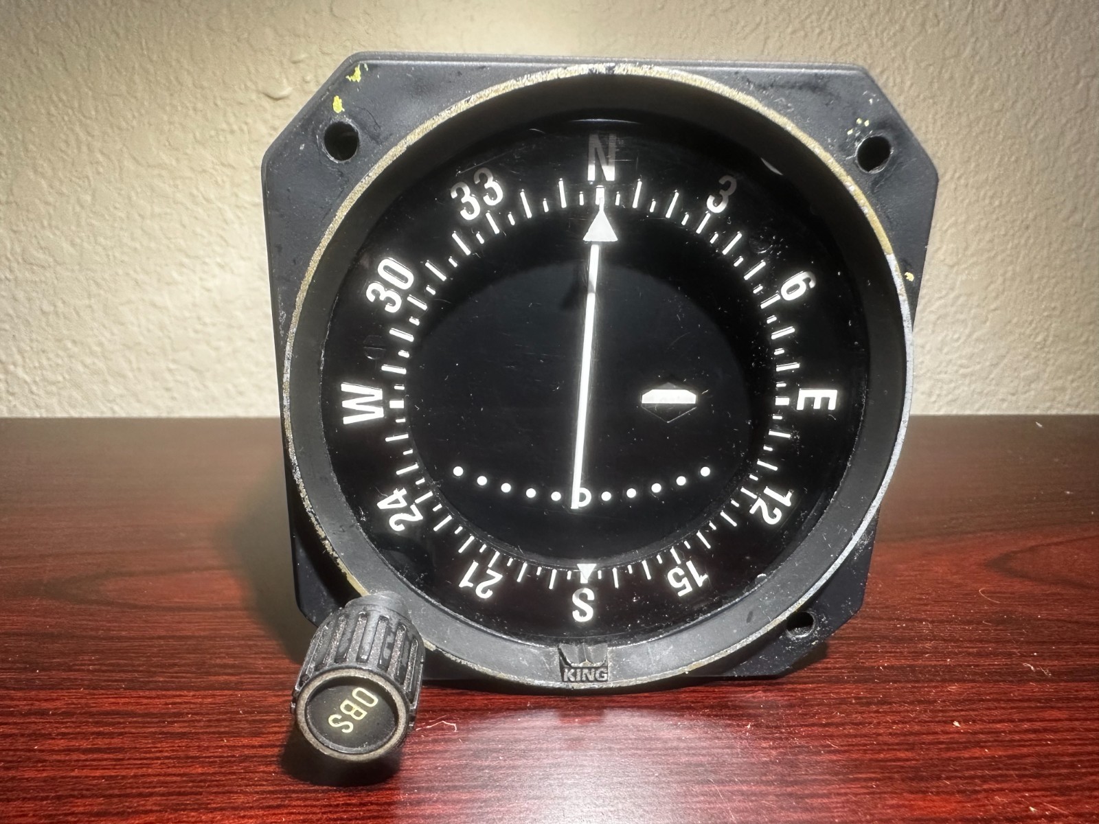 King KI 208 VOR/LOC converter indicator p/n 066-3056-00 guaranteed 30 days