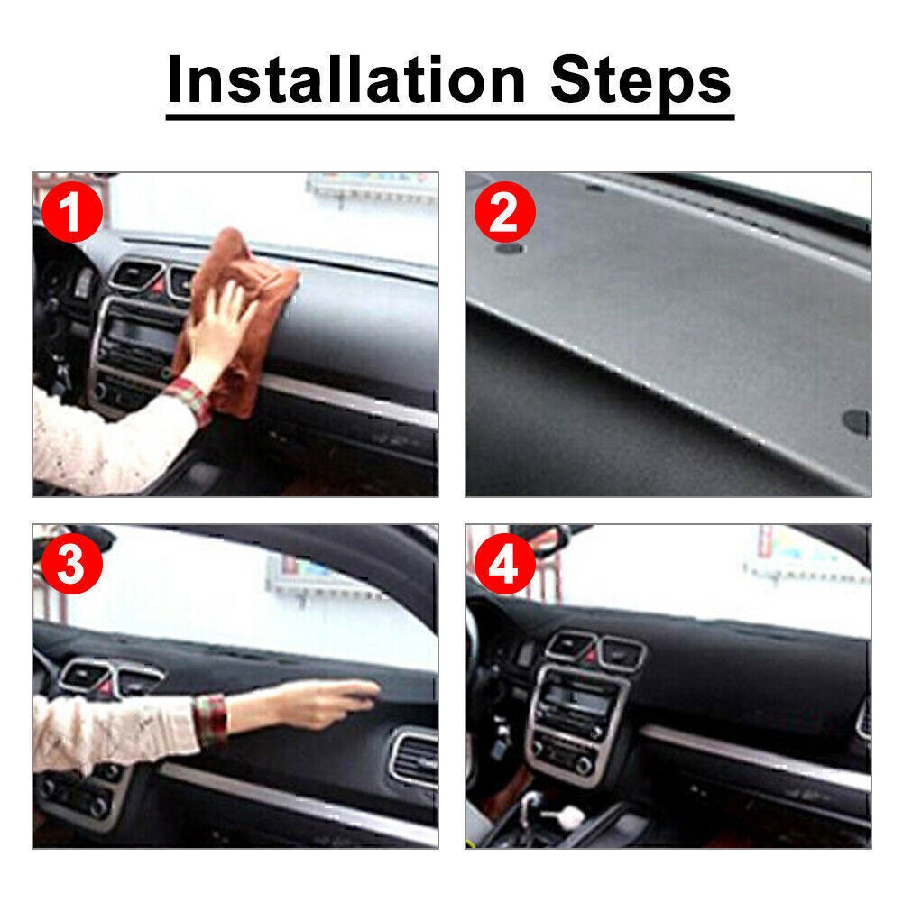 For Chevy C10 C20 C30 Silverado 1981-1987 1982 Dashmat Dash Mat Dashboard Cover