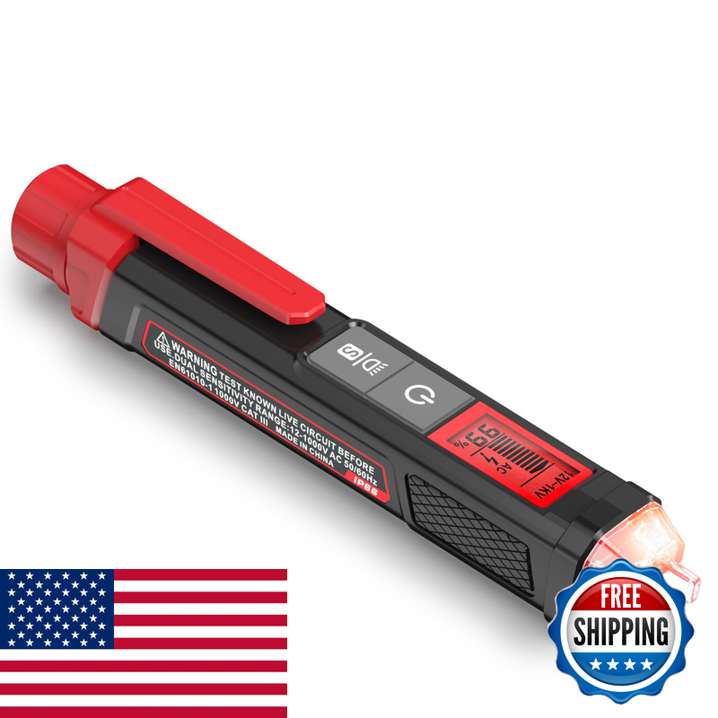 Kaiweets Voltage Tester/Non-Contact Voltage Tester Signal Percentage Dual Range