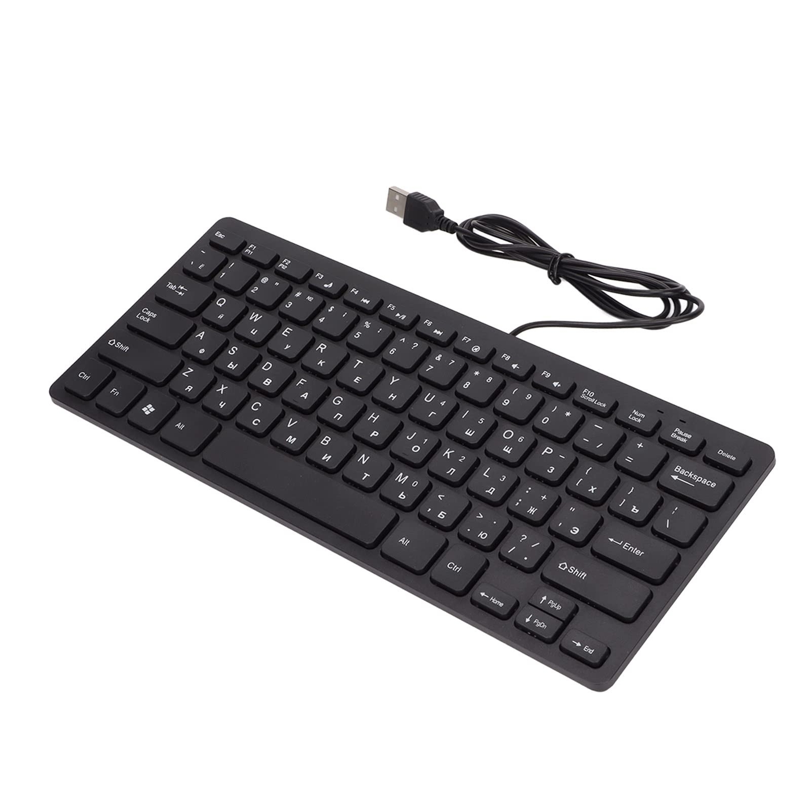 Yosoo Computer Keyboard Mini Thin 78 Keys Keyboard, USB Wired Keyboard with R...