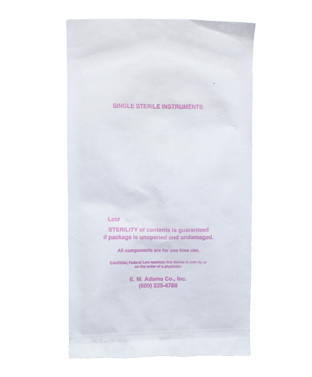 10-PACK / ADAMCO Iris Scissor Curved 4" Sharp - REF: 14-3334 - SEALED / STERILE