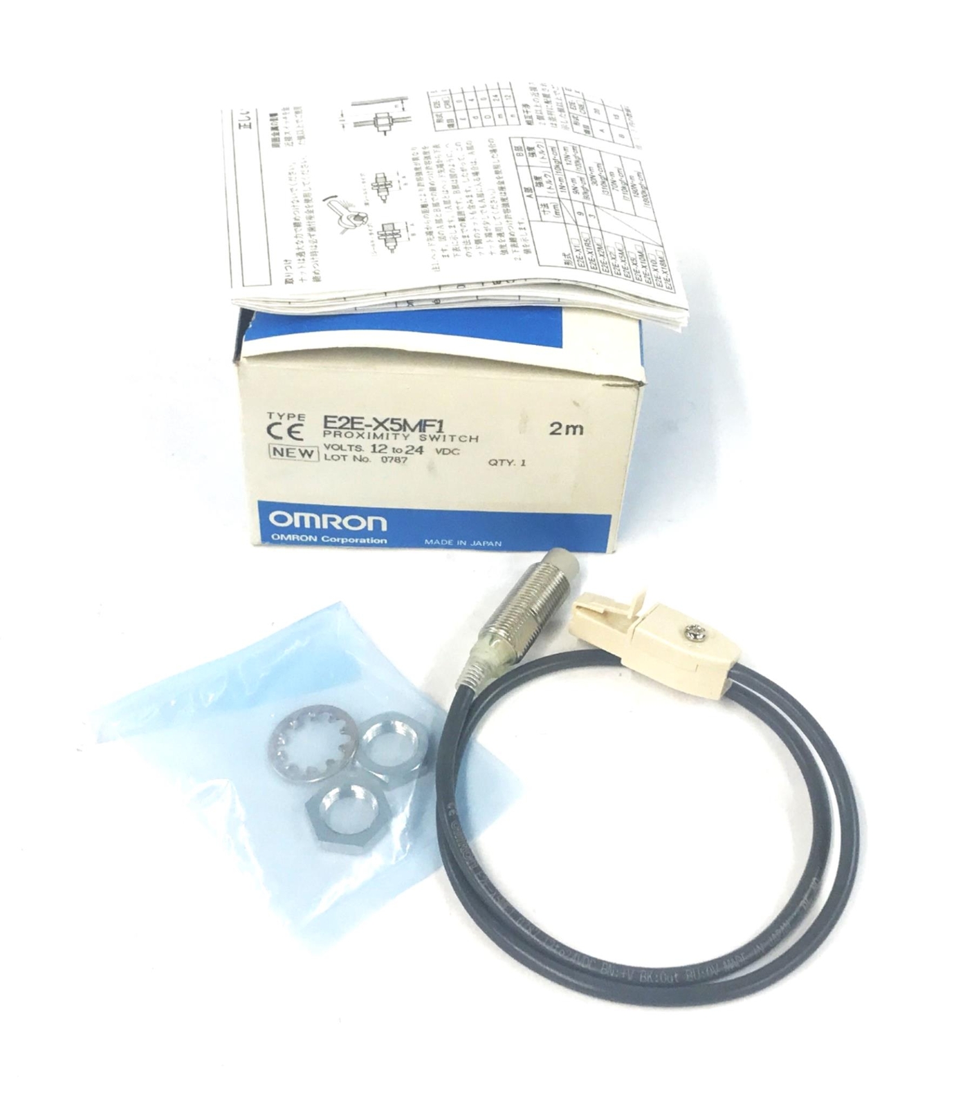 Omron Proximity Switch 12 to 24 V E2E-X5MF1 NOS