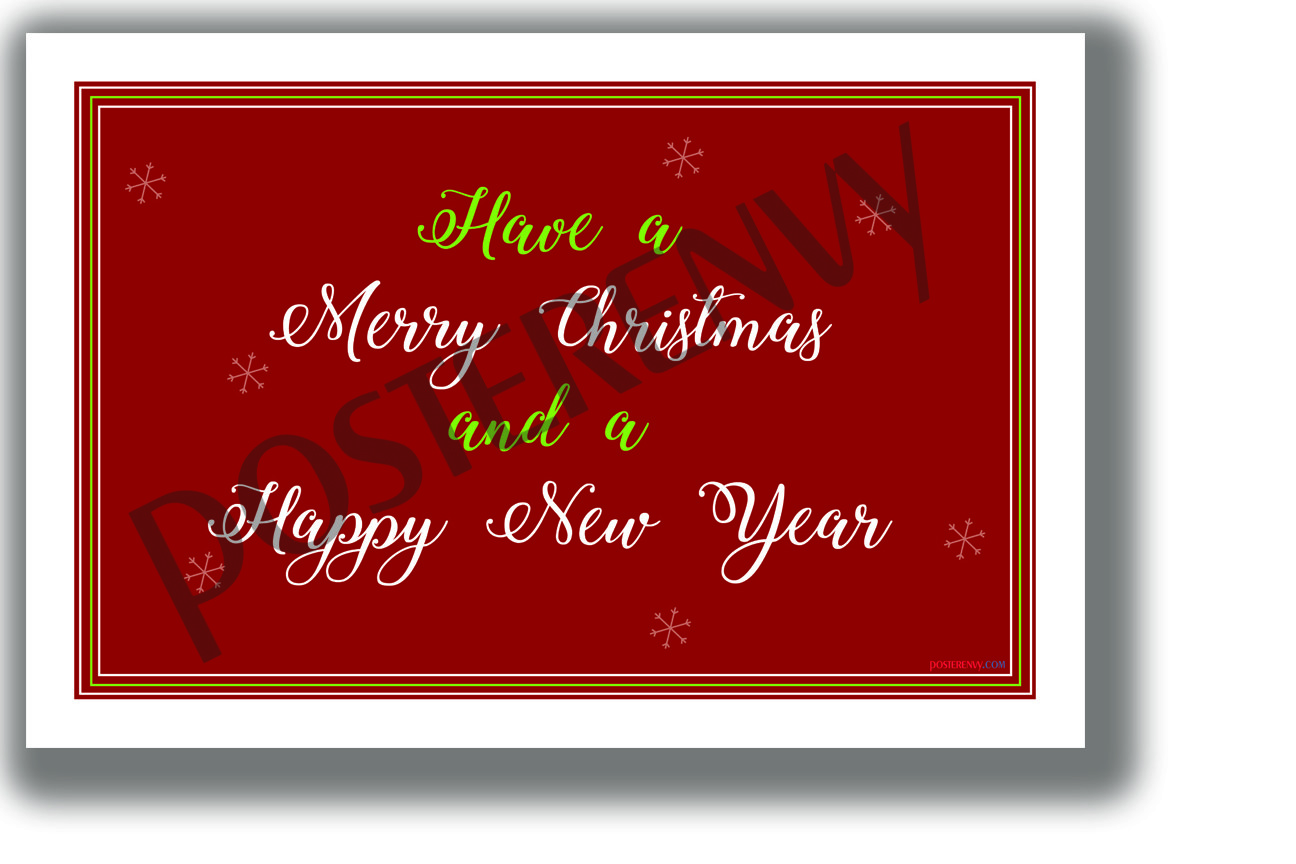 Have a Merry Christmas- NEW POSTER