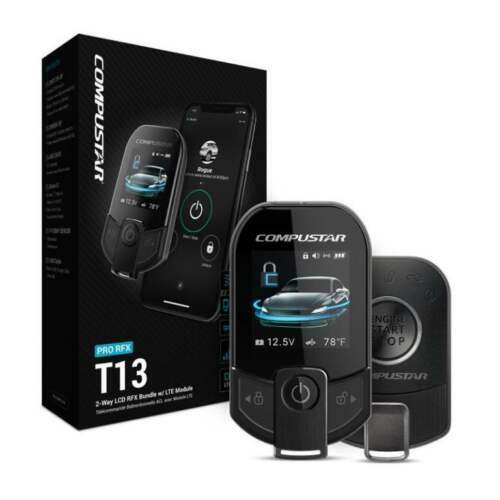 Compustar Pro RFX-P2WT13-SF 3-Mile 2-Way LCD RF Remote + DR-X1 LTE Drone Mobile