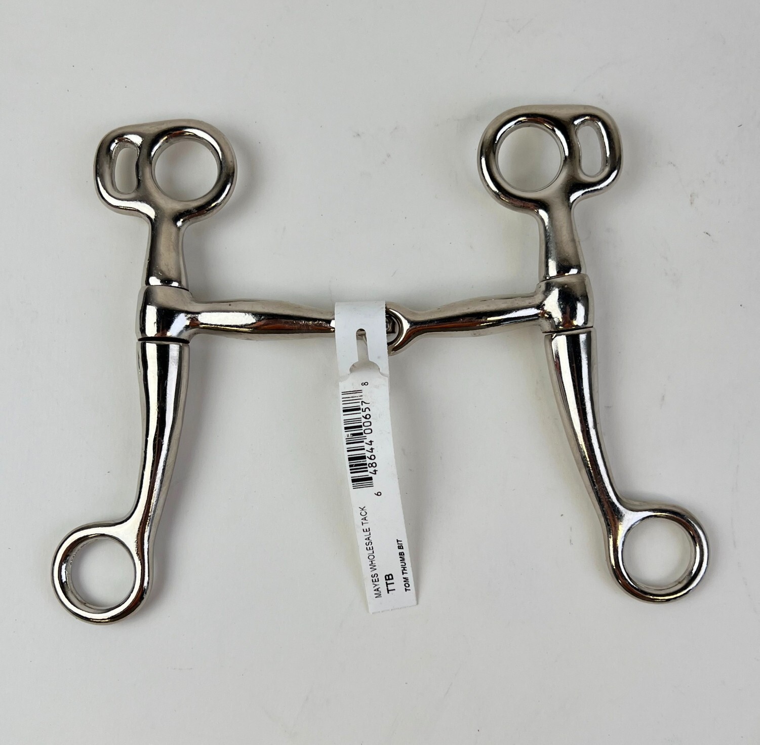 Tom Thumb Snaffle Bit 5" Mouth Nickel Plated New