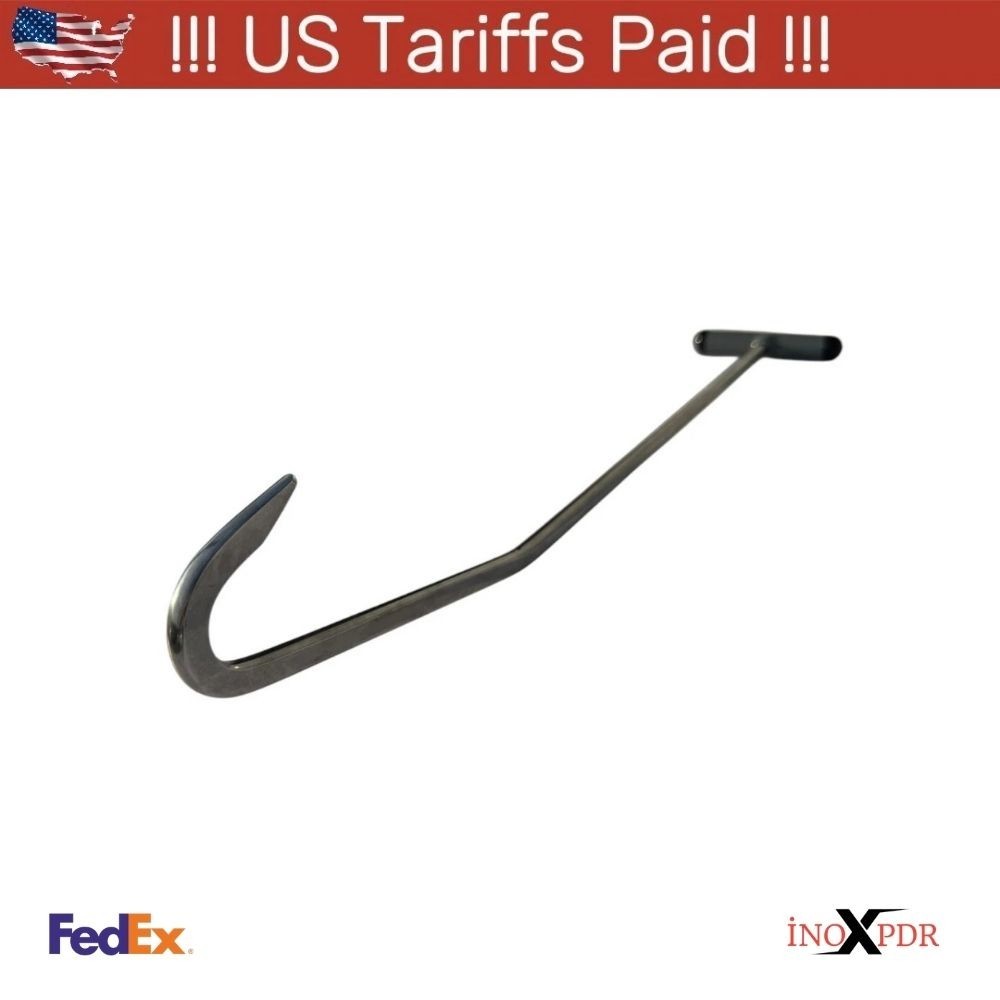Tarnova Edition 65cm  Hardened Steel Fender Repair Hook – Soft Tip PDR Tools