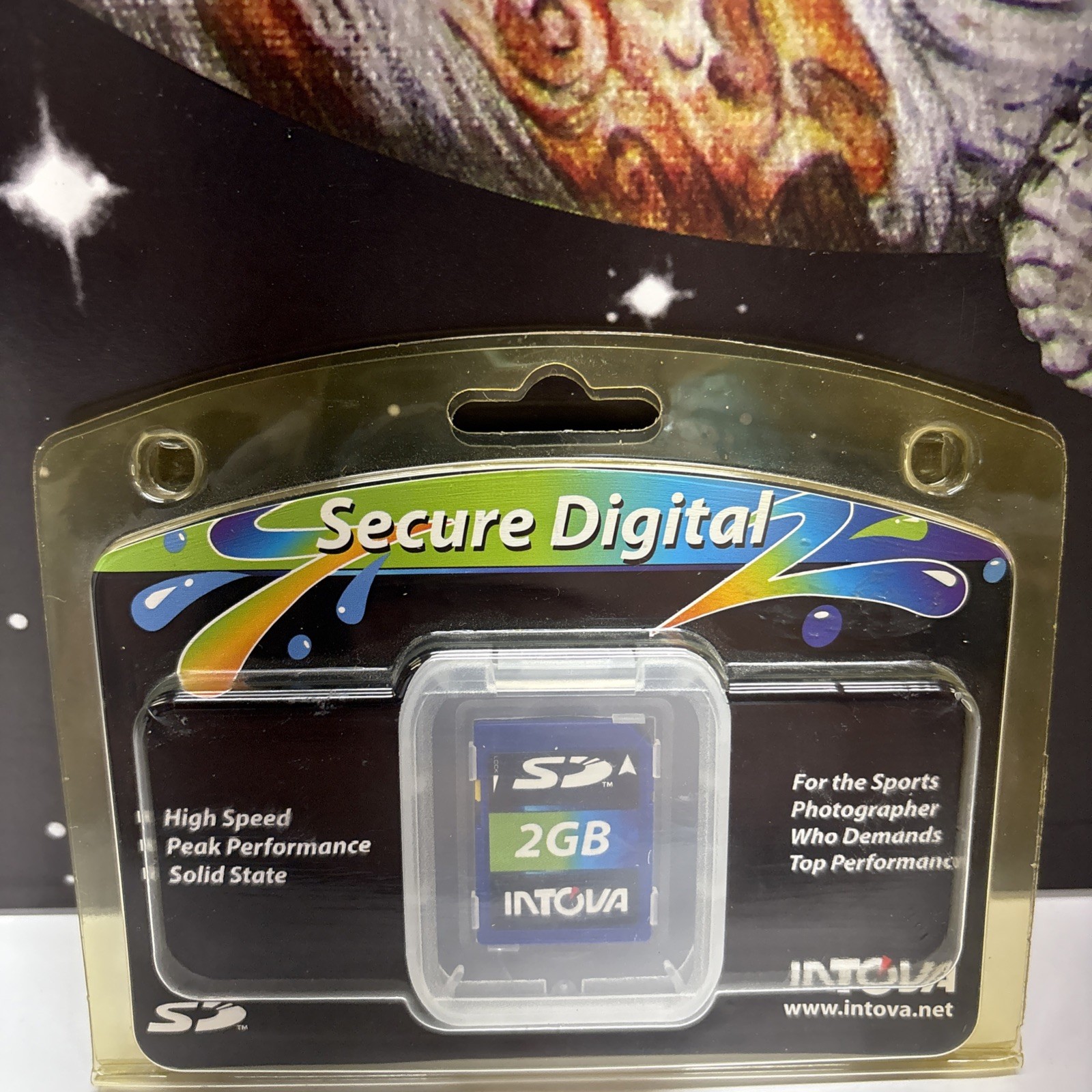 2GB SD Secure Digital memory card by Intova - New In Package