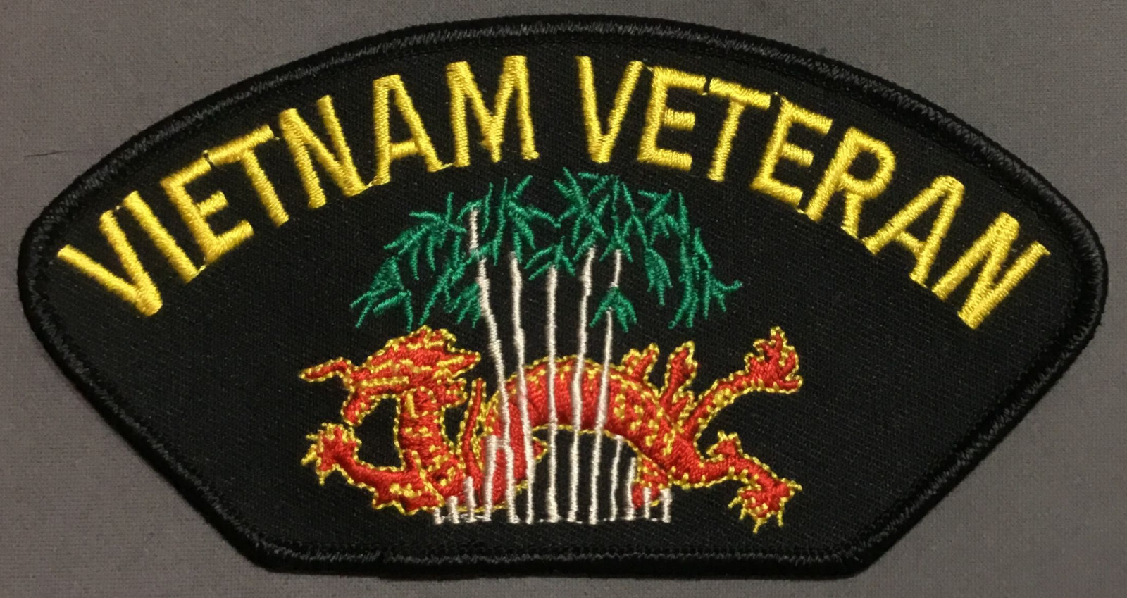 VIETNAM VETERAN dragon licensed hat patch