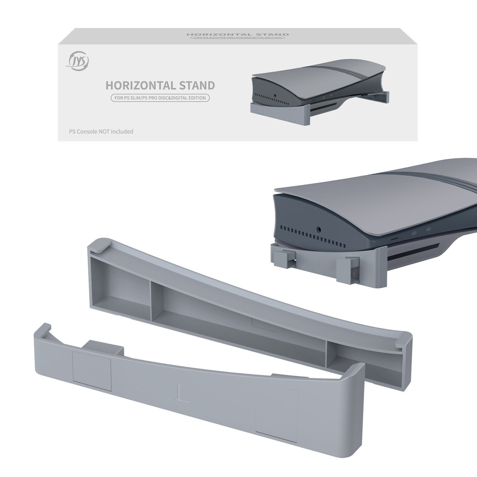 Disc Digital Horizontal Stand Placement Bracket For Sony PS5 Pro/Slim Console US