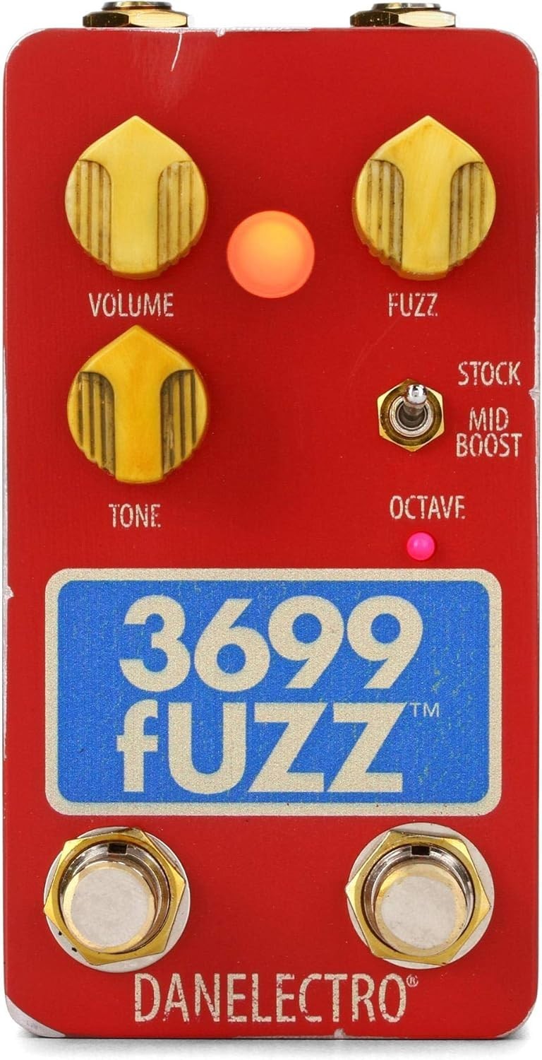 DANELECTRO Danelectro Effects Pedal 3699 Fuzz TF-1 Red New
