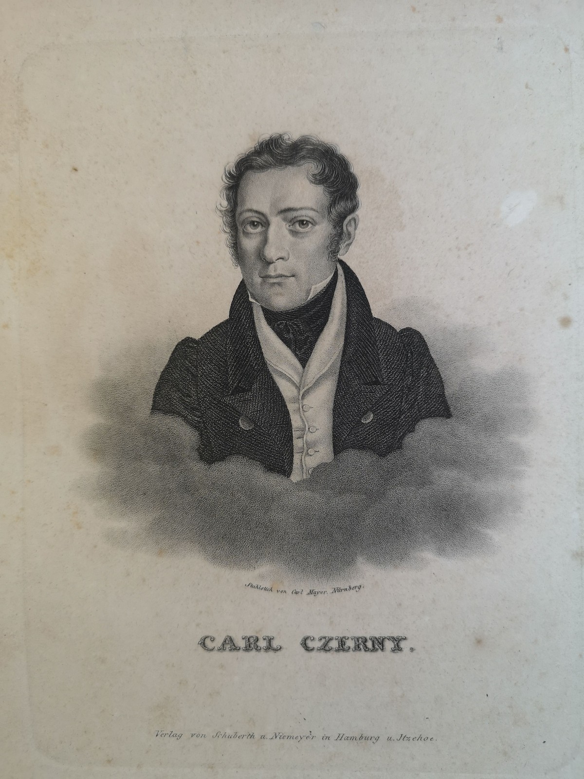 Lithograph from 1830. Carl Czerny. Delpech (imp.):
