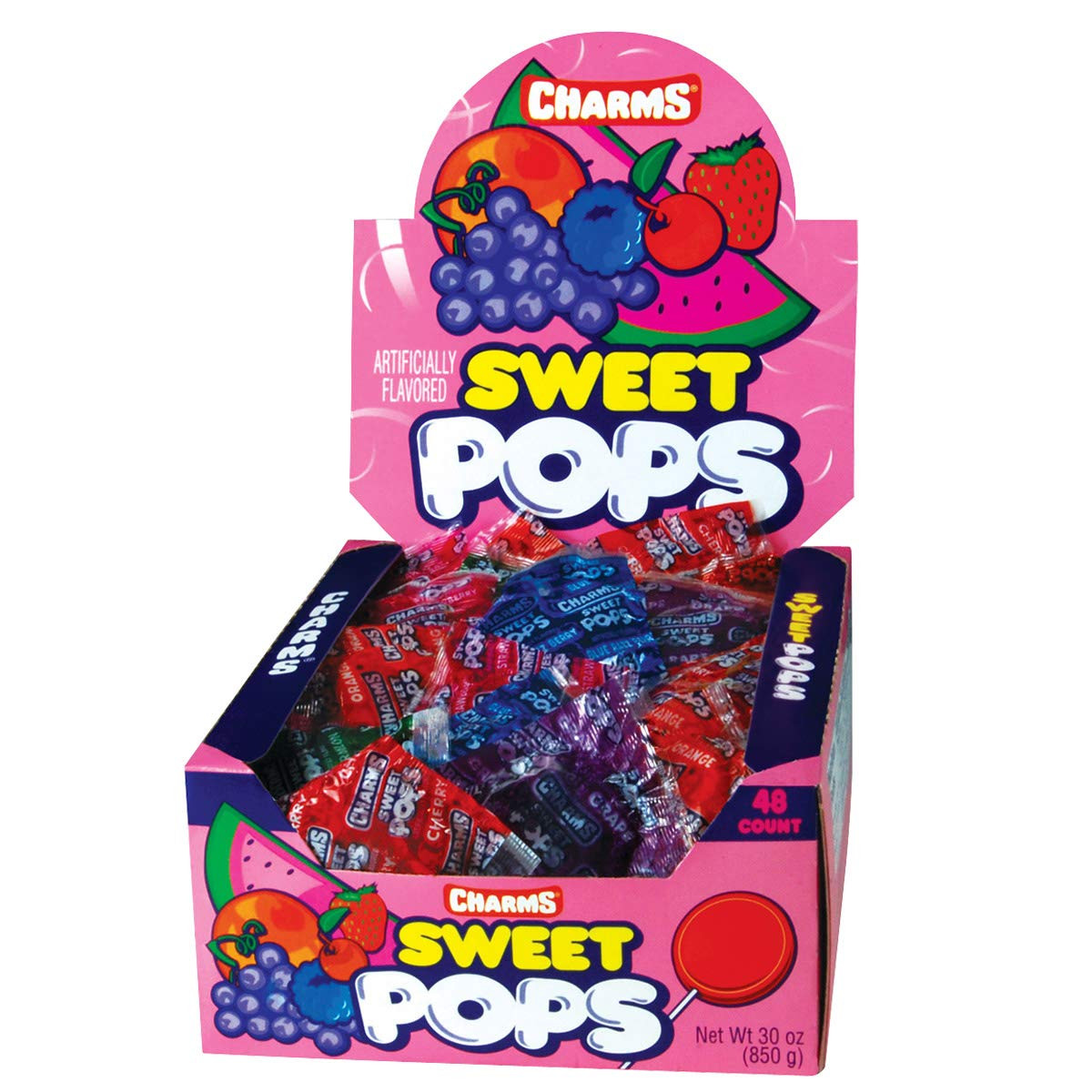 Sweet Pops Lollipops - Individually Wrapped Candy Suckers - Peanut Free, Gluten