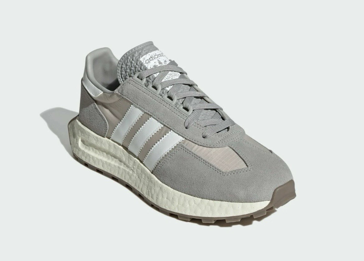 adidas Retropy E5 Lace Up Grey Men's Casual Sneakers Shoes Q47101 NEW