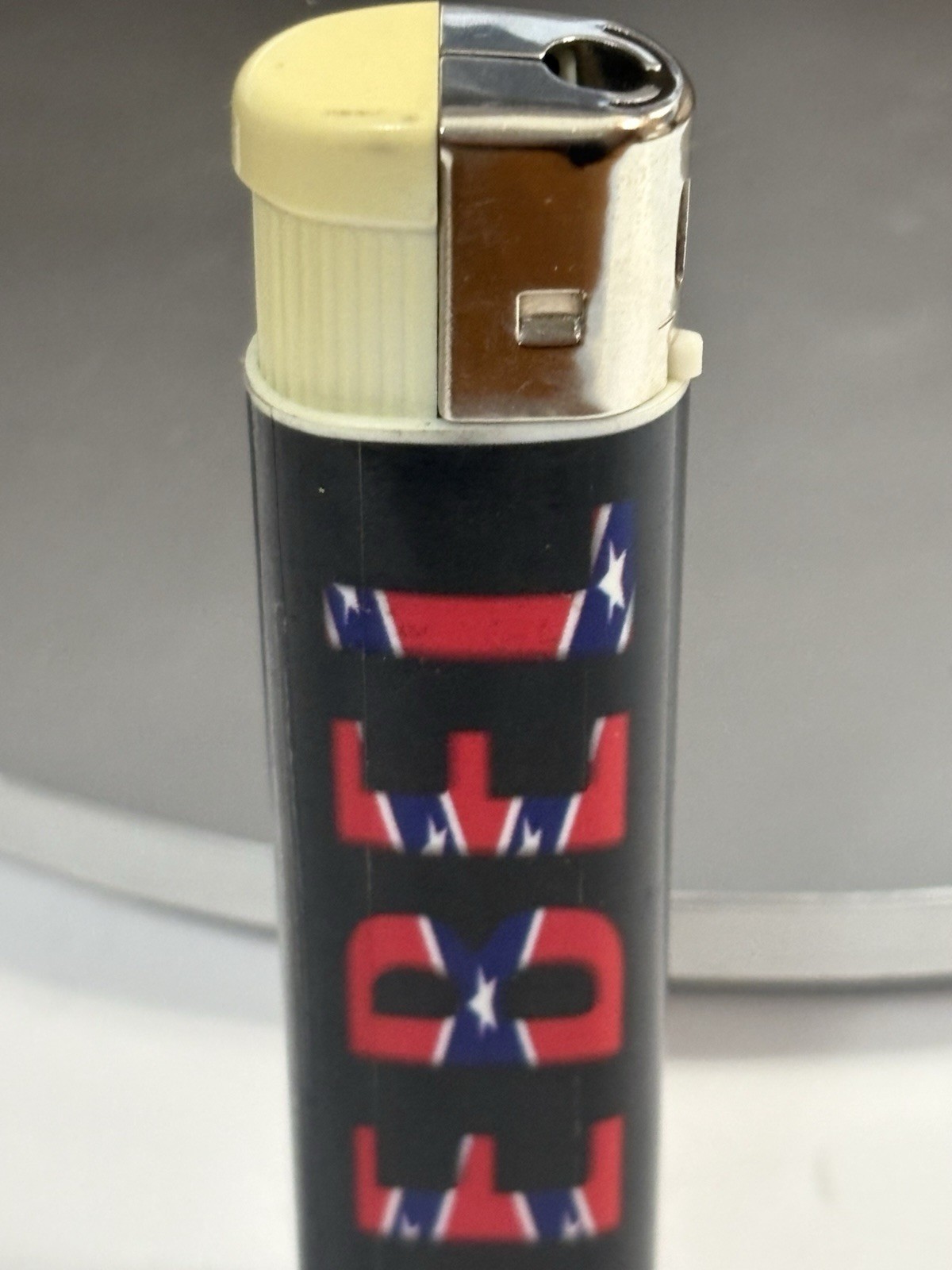 REBELS Cigarette Lighter Refillable Black Red Blue Color (works Fine)