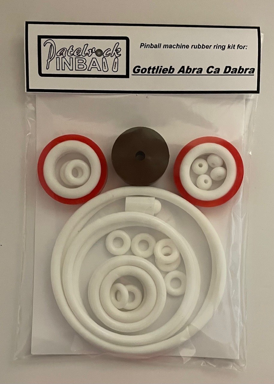1975 Gottlieb Abra Ca Dabra Pinball Machine Rubber Ring Kit