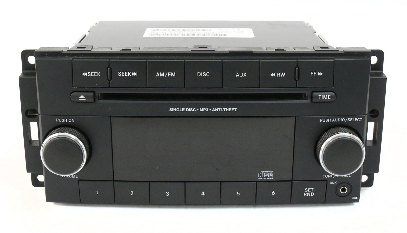 2013-17 Chrysler Dodge Jeep AM FM MP3 Radio CD Player Part P05091195AC Face RES