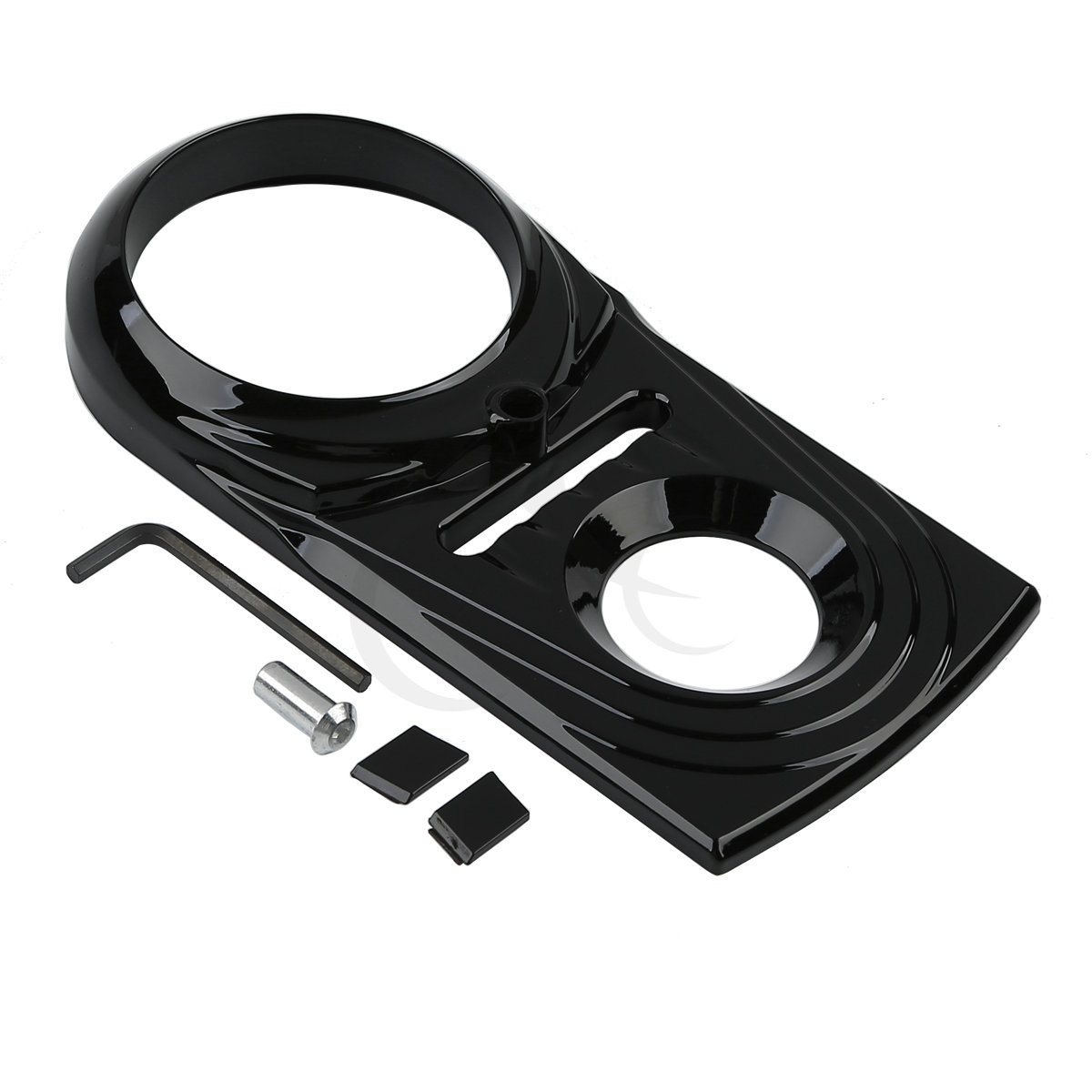 Chrome/Black Dash Panel Insert Cover Fit For Harley Softail Fatboy 2000-2017