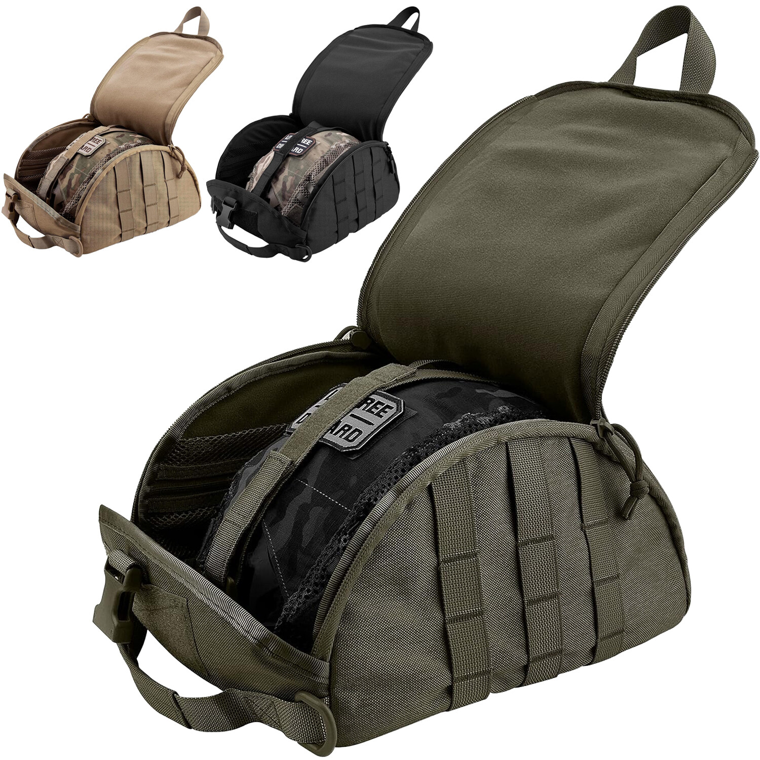 Tactical Helmet Bag Multi-Purpose Storage Military Combat Helmets Carrying Pouch