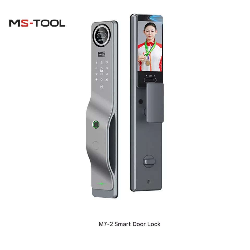 Fingerprint Face Smart Lock Tuya Wifi Keyless Intercom Palm Vein Auto Door Locpc