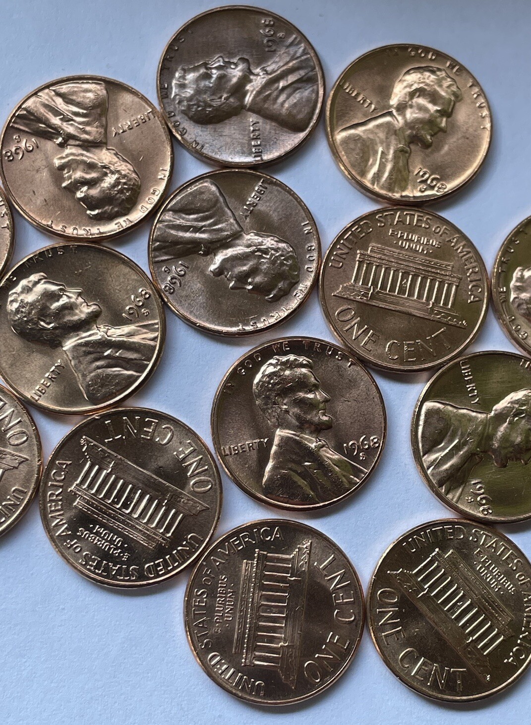 1-1968-S Lincoln Memorial Cent Penny CHBU - Low As $1.31
