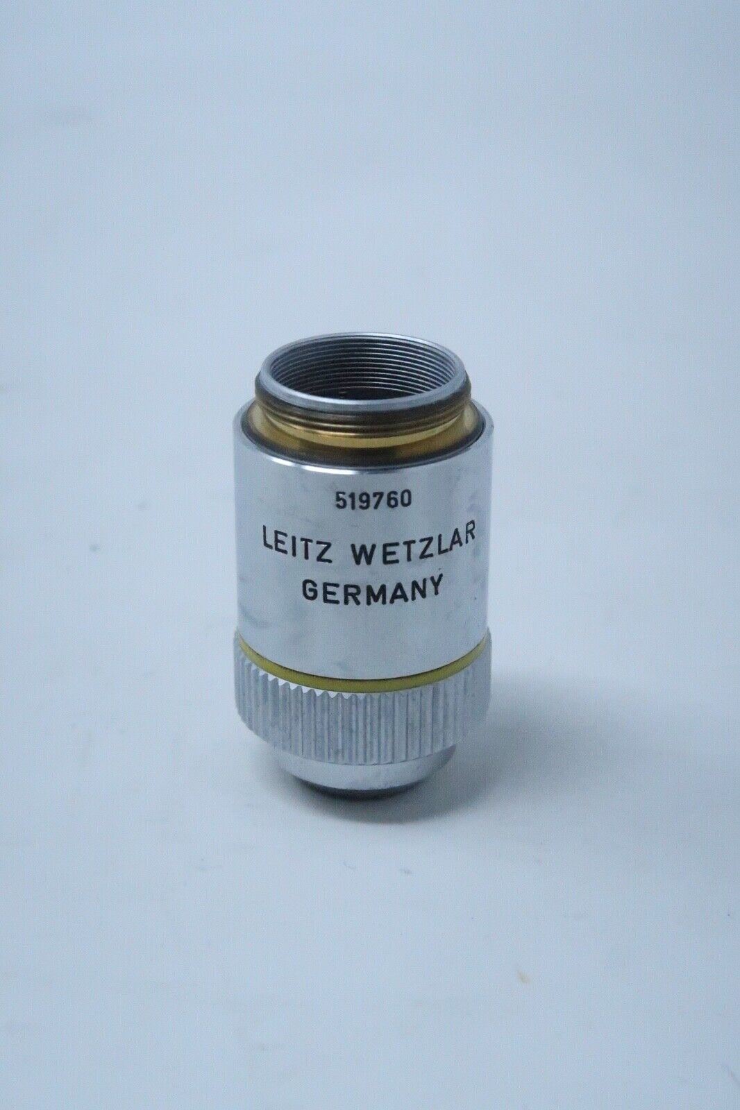 Leitz Wetzlar #519760 (EF 10X 10/0.25) Microscope Magnifying Objective - Germany