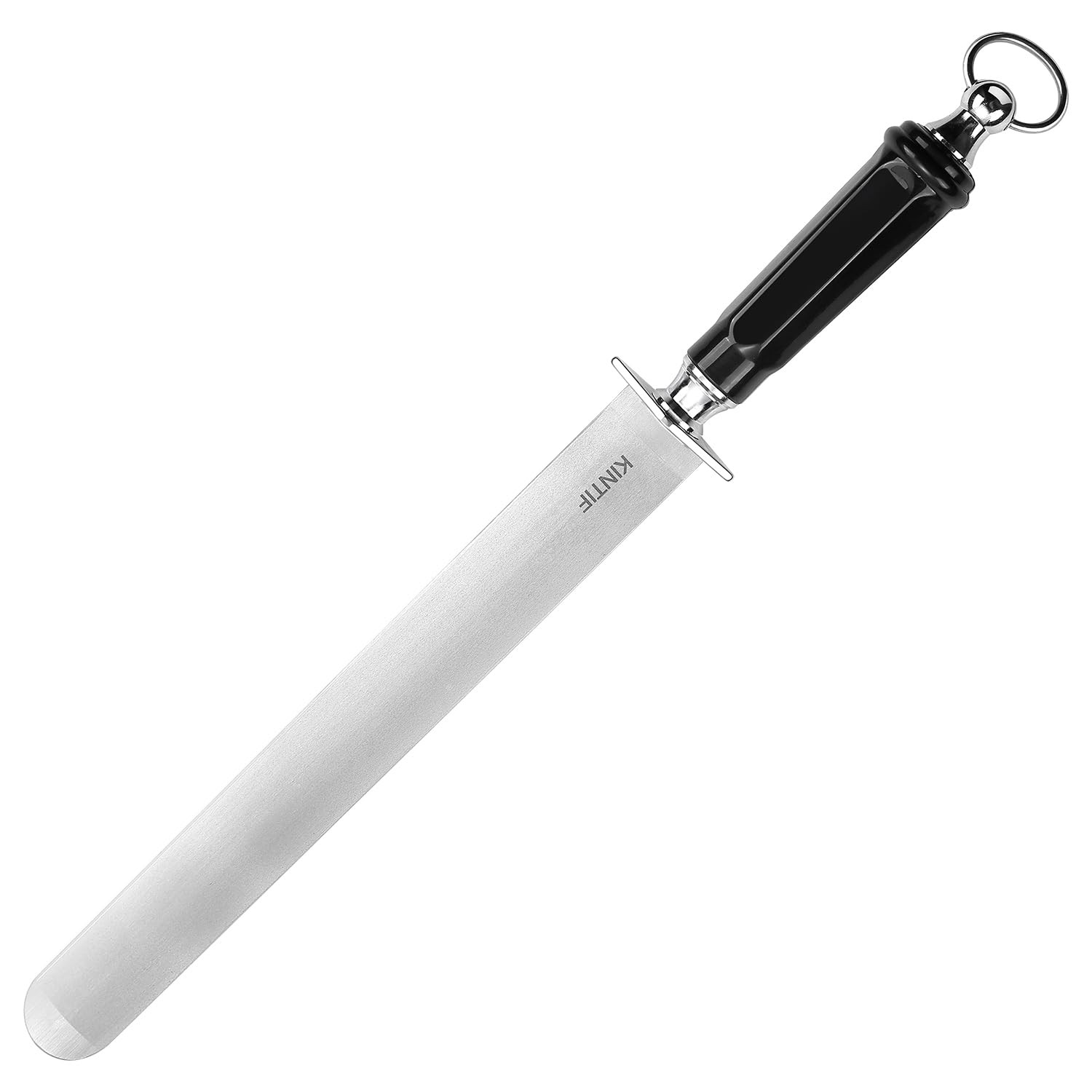 Sharpening Steel 12 inch Heavy-Duty Honing Steel Flat Honing Rod, High hardne...
