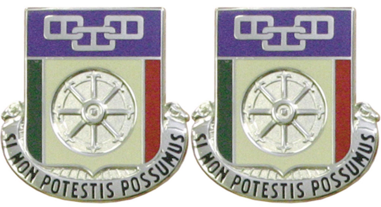244th QUARTERMASTER BATTALION Distinctive Unit Insignia - Pair