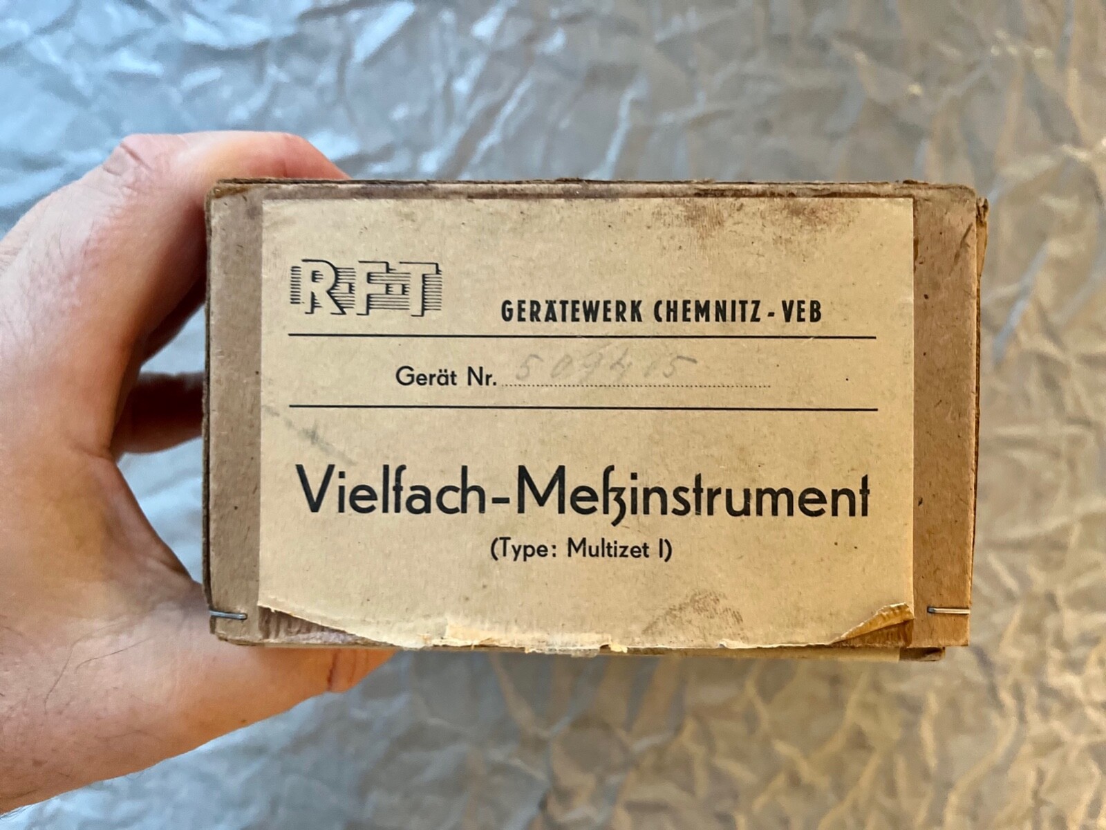 RFT Multi-Measurement Instrument, Original Packaging, Unused!