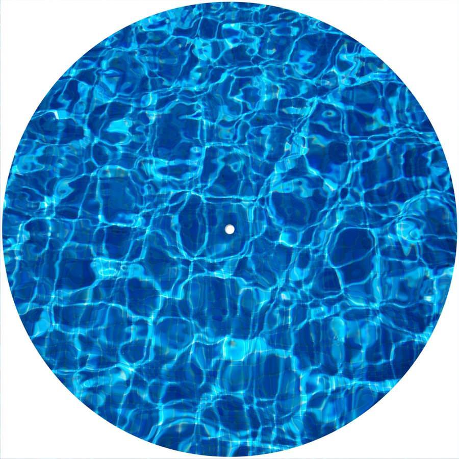 Slipmat Scratch Pad for Felt 12" Turntable LP DJ Record Player WATER SURFACE 2