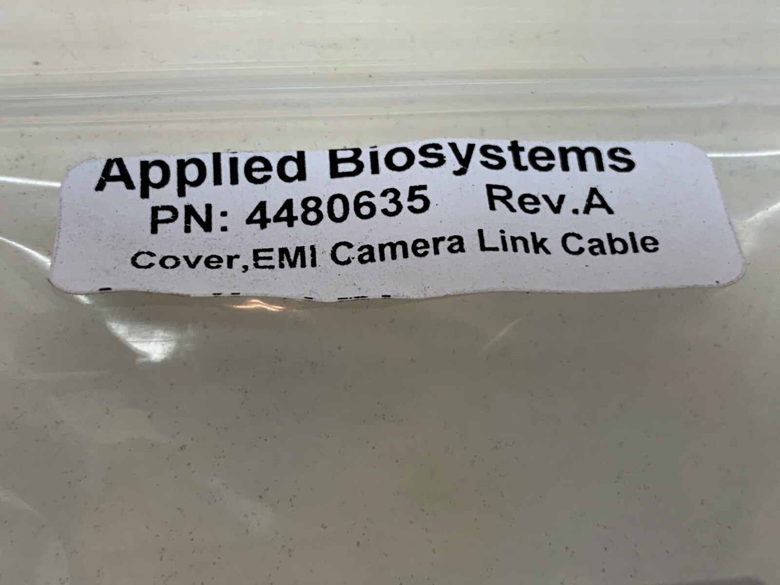 Applied Biosystems 4480635 EMI Camera Link Cable Cover