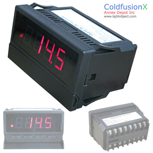 Programmable 4 Digit Red LED Volt Meter