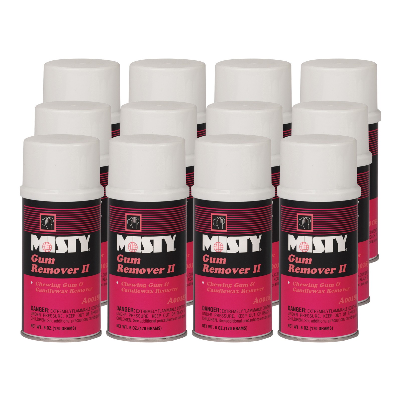 Misty Gum Remover II - 6 oz - (Case of 12) - 1001654 - Chewing Gum and Candlewax