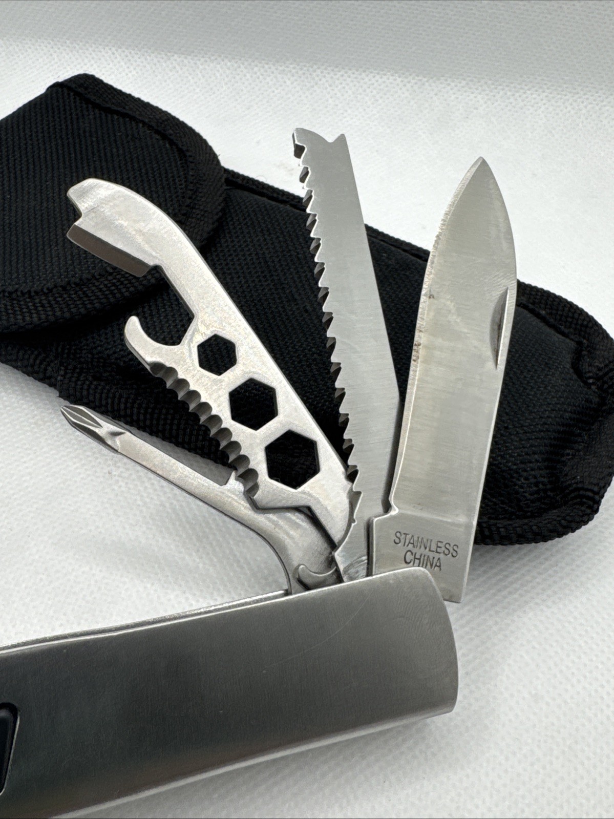 Multi-function stainless steel pliers hammer Blade Saw Wrench
