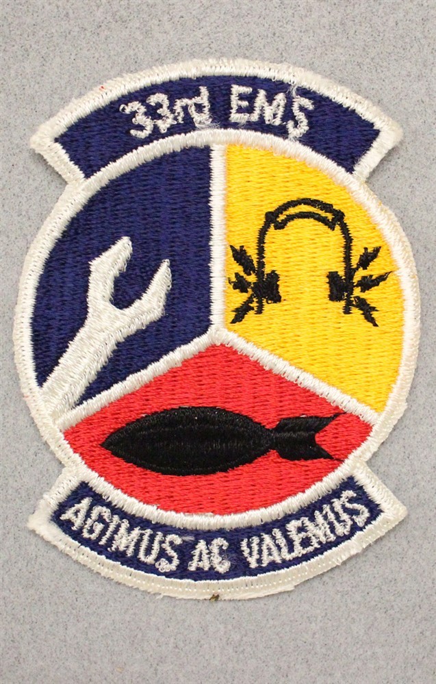 33rd Equipment Maintenance Squadron - USAF Air Force Patch 1848