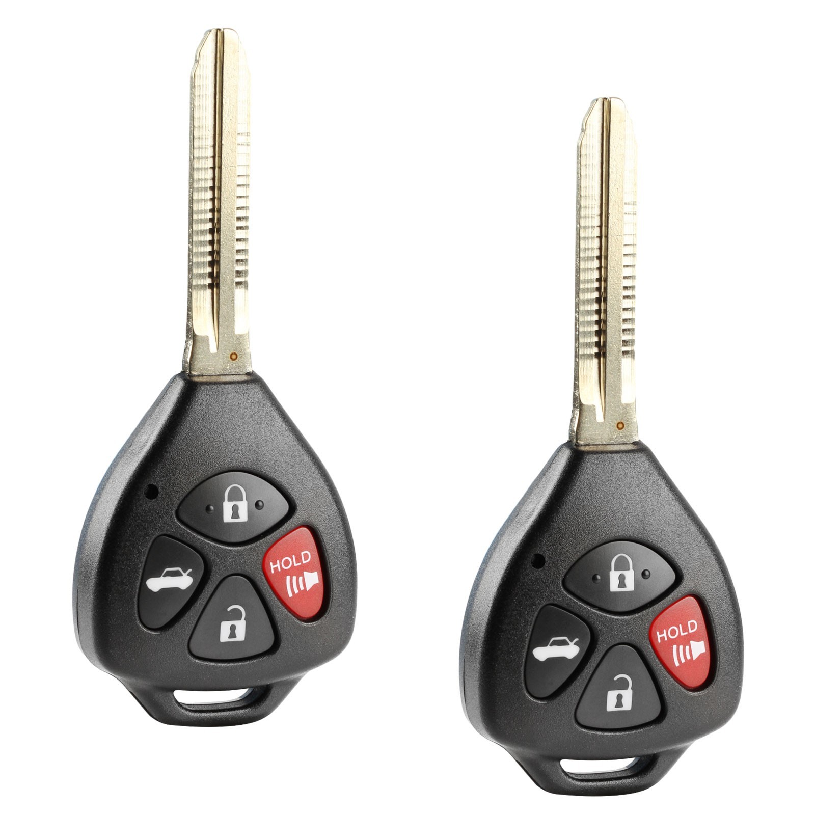 2 For 2008 2009 2010 Toyota Corolla Keyless Entry Car Remote Key Fob GQ4-29T
