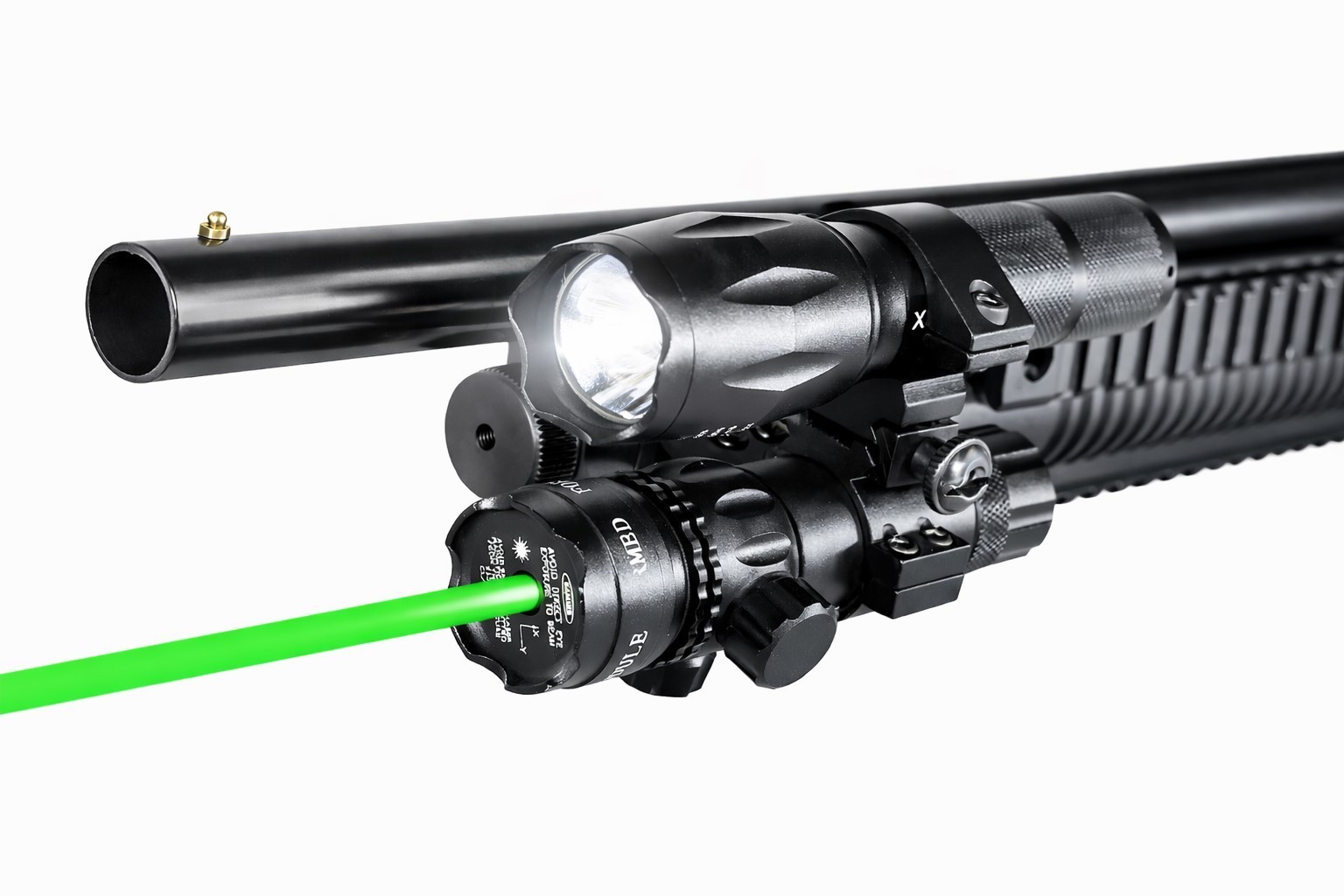 TRINITY Green Laser Sight & 1000 Lumen Flashlight Combo For Maverick 88 & Mossbe
