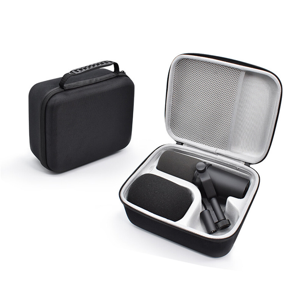Vertical Microphone Protective Case For Shure SM7B/MV7 Microphone Storage Case