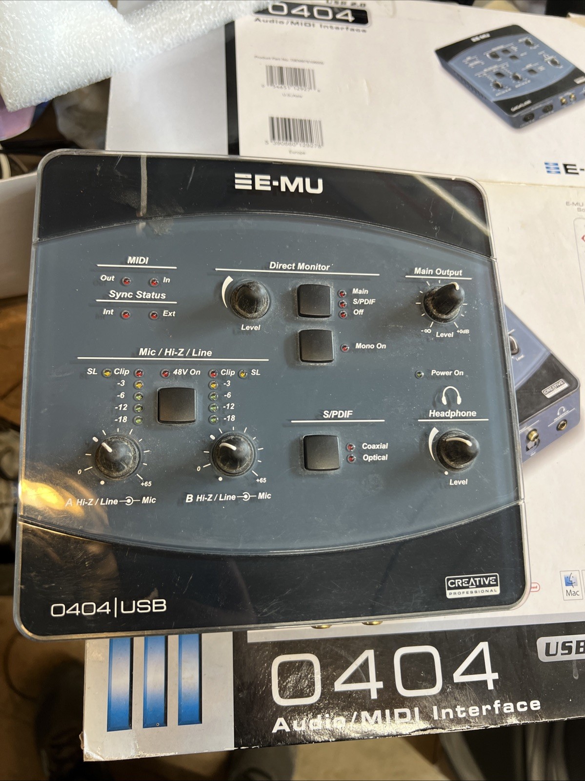 E-Mu Systems 0404 USB Audio / MIDI Computer Interface
