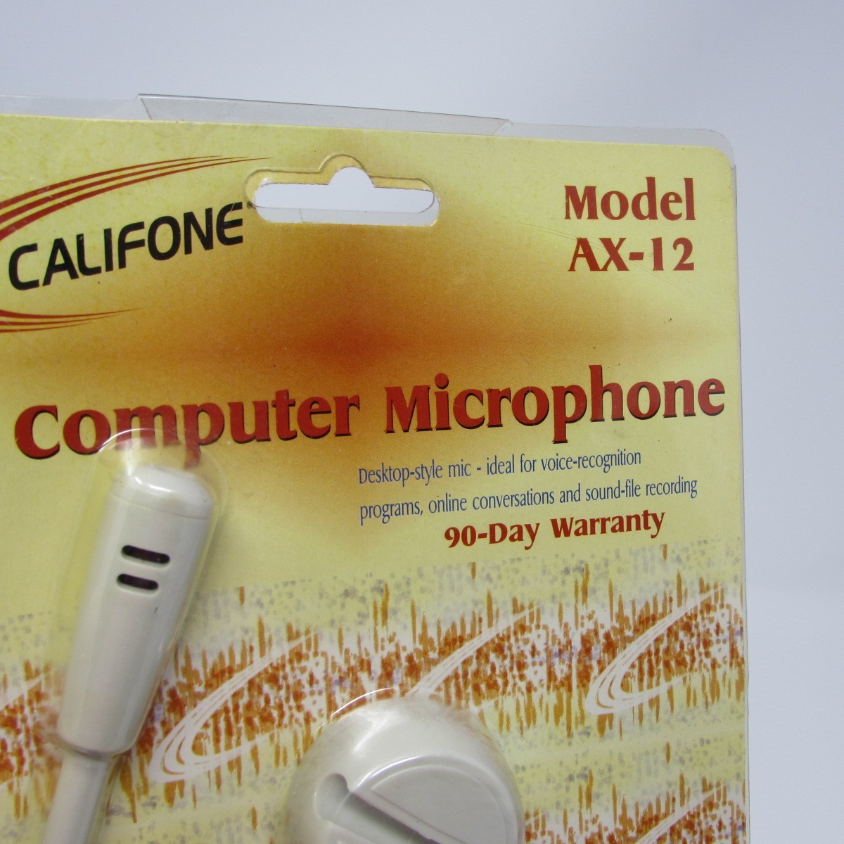 Califone Model AX-12 Computer Microphone for Voice-Recognition