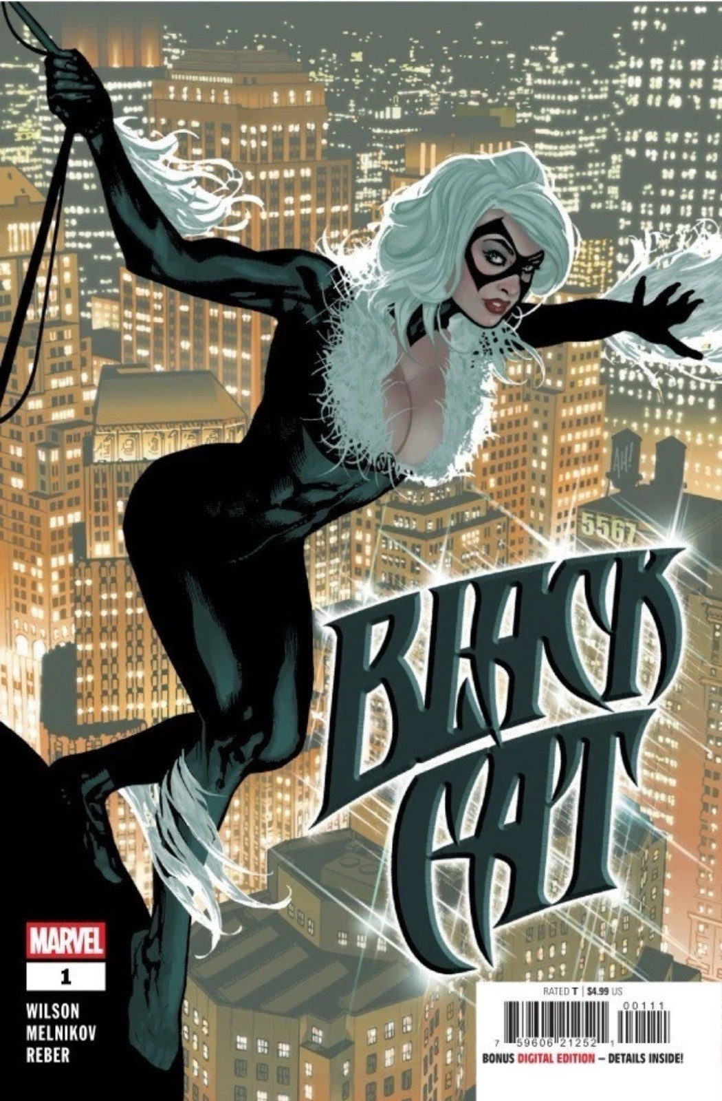BLACK CAT #1 CVR A ADAM HUGHES NM 2025