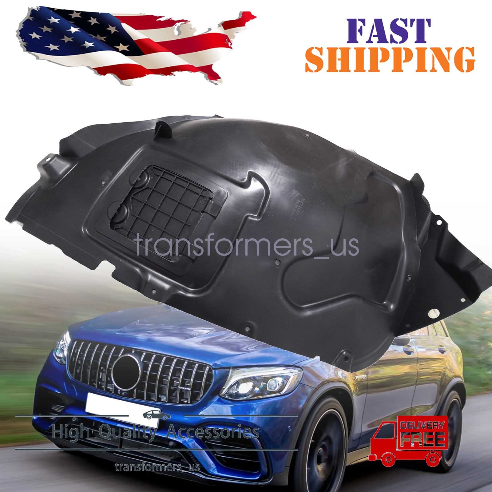 Front Right Fender Liner For Mercedes-Benz GLC300 GLC63 AMGS 2016-22 2536907601