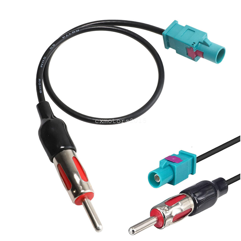 Car Radio Antenna Adapter Cable Fakra Z To DIN Plug For Jeep Wrangler JK 07-13