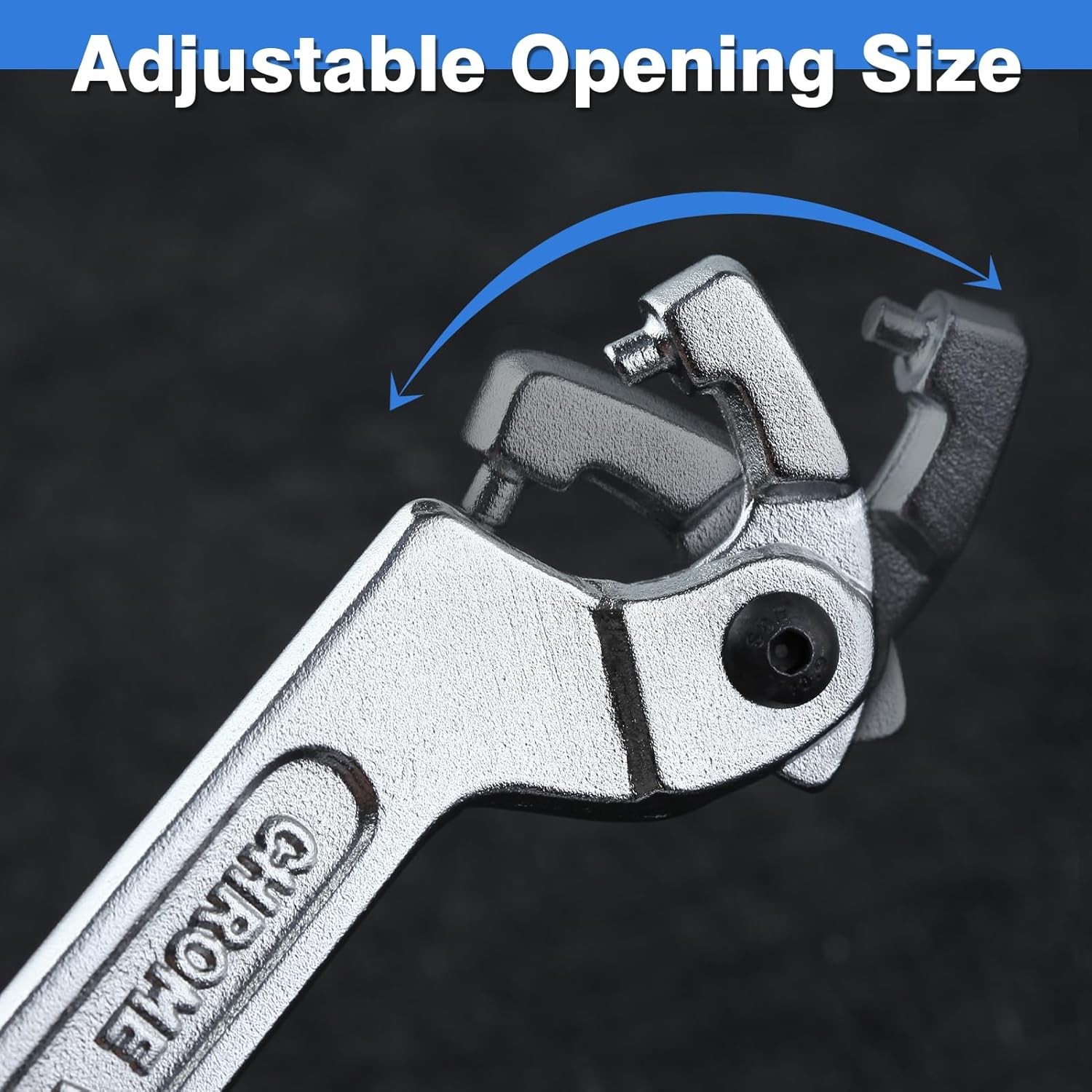 Adjustable C Spanner Hook Wrench Tool Adjustable Pin Spanner Wrench Tool for ...