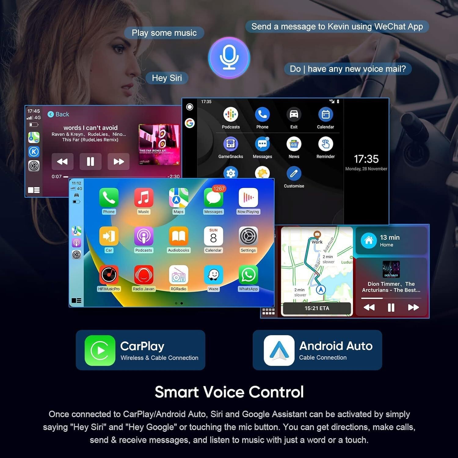 for 1999 2000-2002 Mercury Cougar Android 13 GPS Stereo Radio , Wireless CarPlay